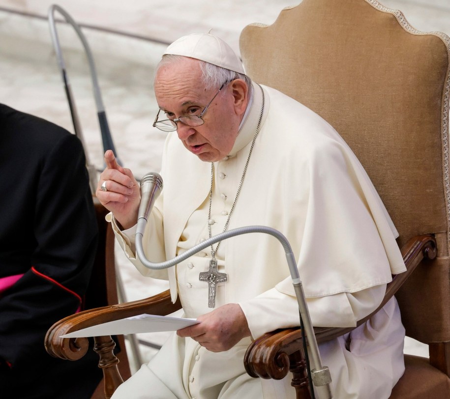 Papież Franciszek /GIUSEPPE LAMI /PAP/EPA