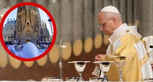 Papież Leon XIV pobłogosławił wieżę Chrystusa w Barcelonie