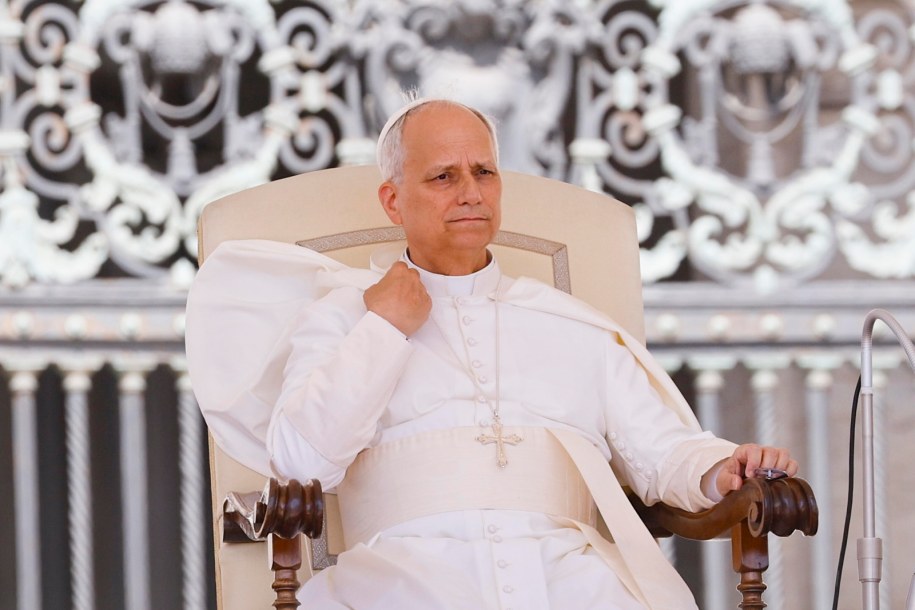 Papież Leon XIV /Fabio Frustaci /PAP/EPA