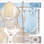 Papież na banknocie kolekcjonerskim NBP