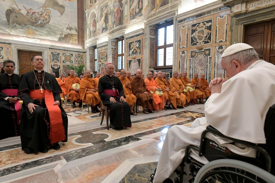 Papież: Nie zapominajmy o udręczonym narodzie ukraińskim /VATICAN MEDIA HANDOUT /PAP/EPA