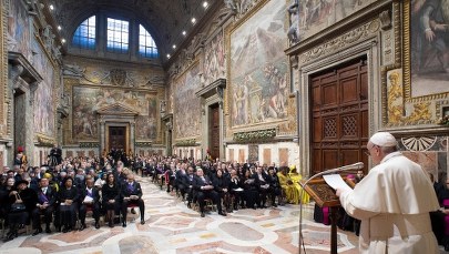 Papież ochrzcił dzieci w Kaplicy Sykstyńskiej: Wystarczy, że jedno zaśpiewa la i zacznie się koncert 