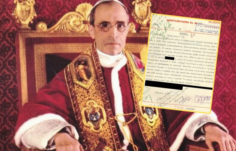 Papież Pius XII i tajny telegram rosyjskiego wywiadu /domena publiczna
