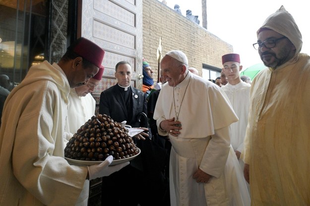 Papież rozpoczął dwudniową wizytę w Maroku /VATICAN MEDIA HANDOUT /PAP/EPA