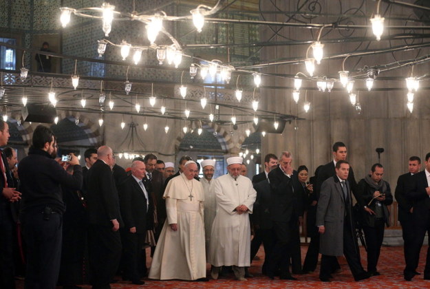 Papież z Wielkim Muftim /ALESSANDRO DI MEO    /PAP/EPA