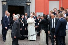 Papież z wizytą u sióstr prezentek 
