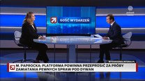 Paprocka w ''Gościu Wydarzeń'' o propozycji rządu w sprawie KRS: Nie tylko niekonstytucyjne, ale również obrażają rozum