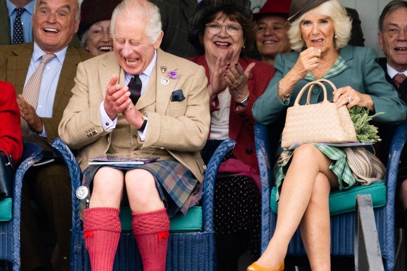 Para królewska bawiła się wyśmienicie /Getty Images