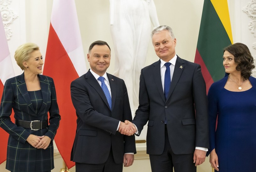 Para prezydencka z wizytą na Litwie /Assosiated Press /East News