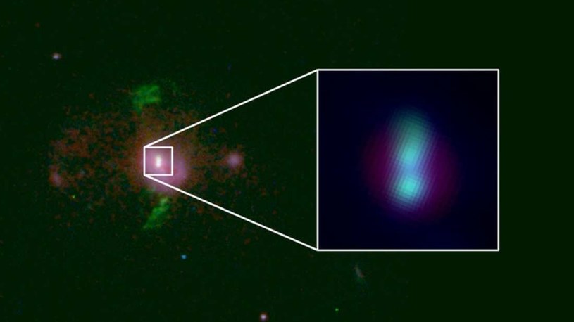 Para supermasywnych czarnych dziur została odkryta w odległości 2,5 mld lat świetlnych od Ziemi /materiały prasowe
