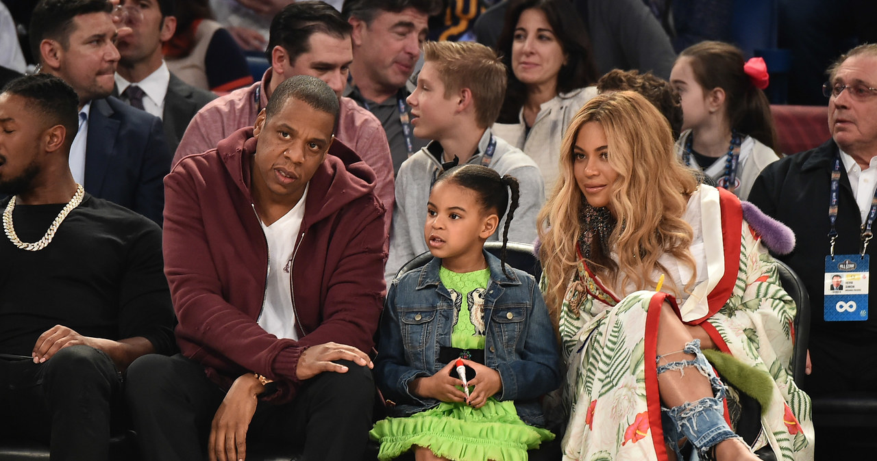 Para z najstarszą córką, Blue Ivy /Theo Wargo /Getty Images