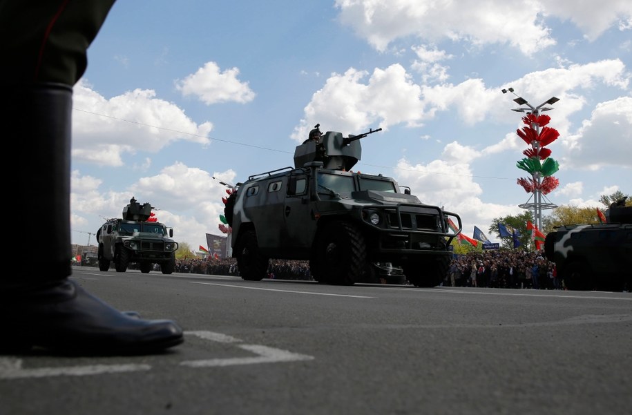 Parada białoruskiej armii w 2020 r. /TATYANA ZENKOVICH  /PAP/EPA