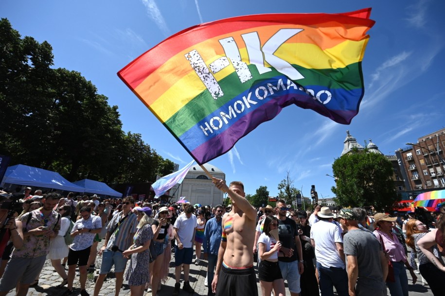 Parada liczy około 200 tys. osób /EPA/ZOLTAN BALOGH HUNGARY OUT /PAP/EPA