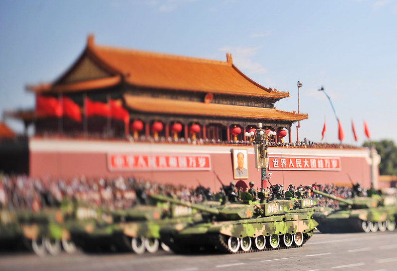 Parada na Placu Tiananmen /AFP