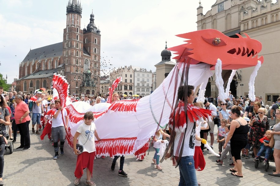 Parada Smoków w Krakowie (zdj. arch.) /	Jacek Bednarczyk   /PAP