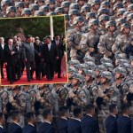 Parada w Pekinie na cześć Putina i Kima. 50 tys. klakierów, 80 tys. gołębi