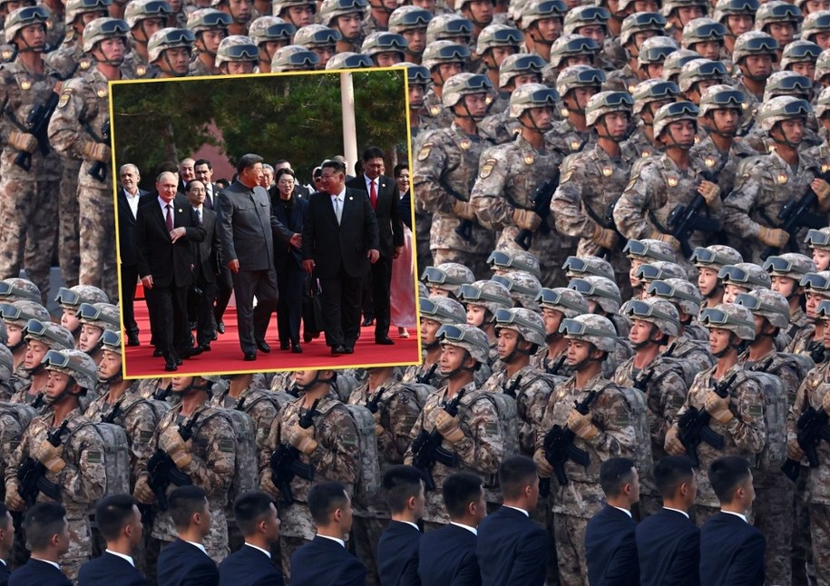 Parada w Pekinie z udziałem światowych przywódców /PAP/EPA/ALEXANDER KAZAKOV/SPUTNIK/KREMLIN POOL /PAP