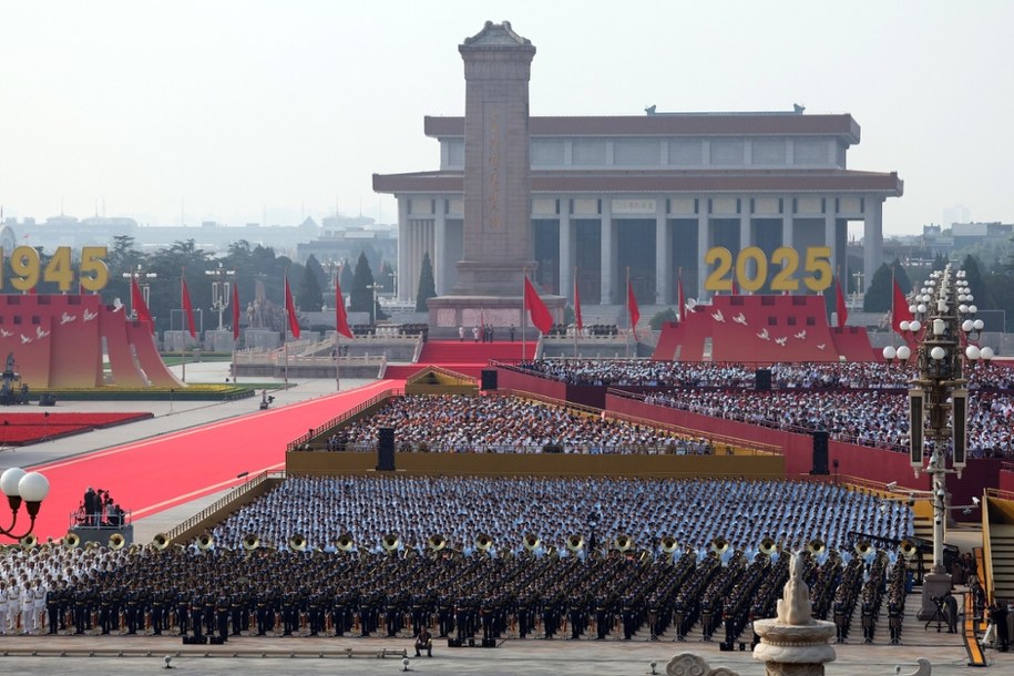 Parada w Pekinie /PAP/EPA/ALEXANDER KAZAKOV/SPUTNIK/KREMLIN POOL /PAP