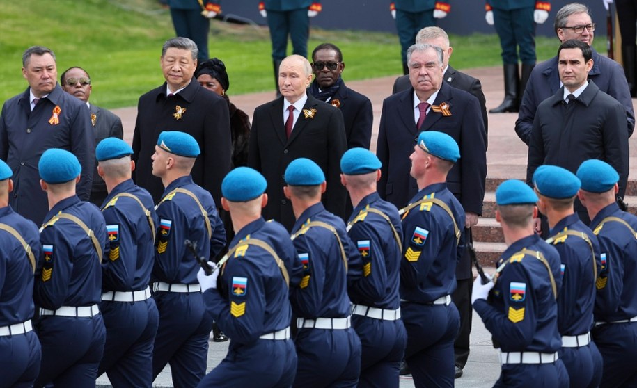 Parada wojskowa w Moskwie z okazji Dnia Zwycięstwa /PAP