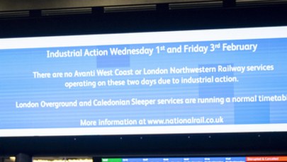 Paraliż brytyjskich kolei. Związkowcy znowu strajkują