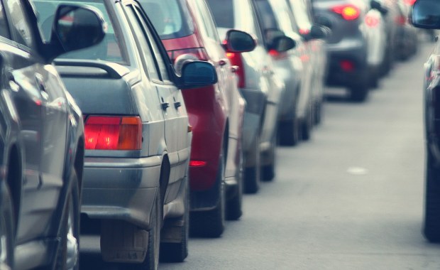 Paraliż komunikacyjny przy wjeździe do Katowic
