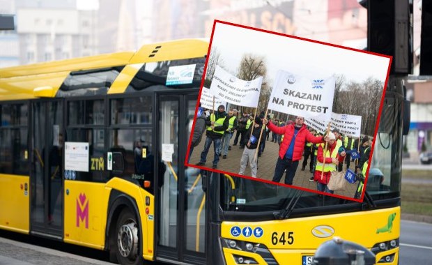 Paraliż komunikacyjny w Katowicach. Wielki marsz związkowców już dziś 