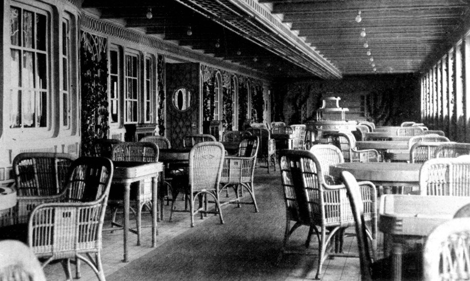 ''Parisian cafe'' na pokładzie Titanica /UPPA/Photoshot    /PAP/Photoshot