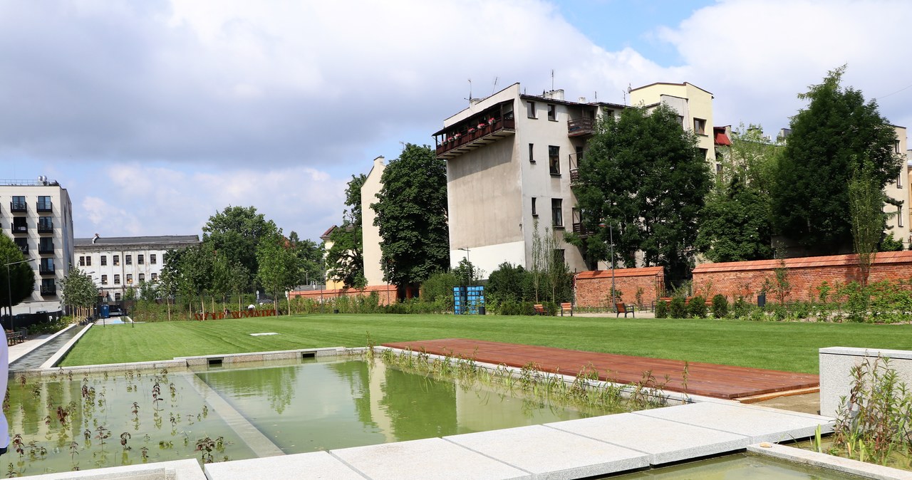 Park Szymborskiej w Krakowie