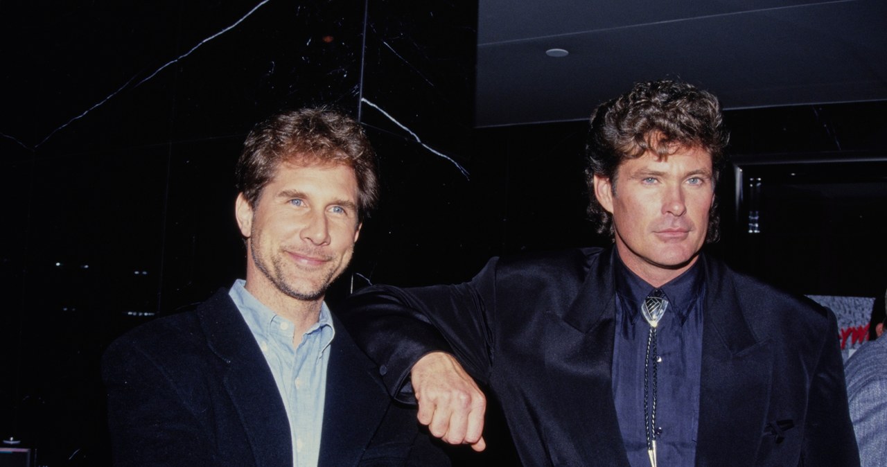 Parker Stevenson i David Hasselhoff podczas pokazu odcinka "Słonecznego patrolu" /Vinnie Zuffante/Getty Images /Getty Images