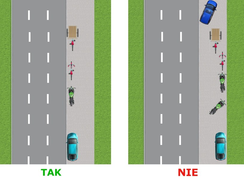 Parkować należy przy krawędzi jezdni /INTERIA.PL