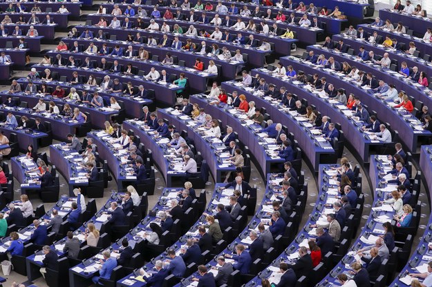 Parlament Europejski w trakcie głosowania /JULIEN WARNAND /PAP/EPA