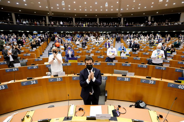 Parlament Europejski /STEPHANIE LECOCQ  /PAP/EPA