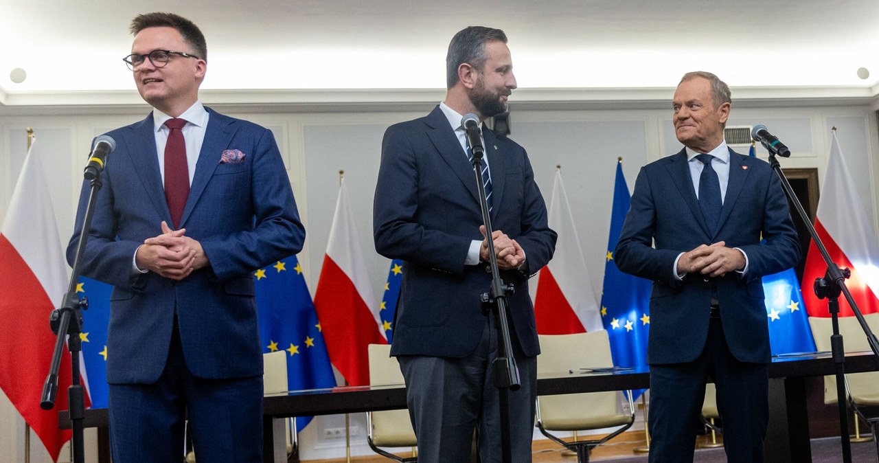 Partie koalicyjne szykują postulaty programowe przed expose Donalda Tuska zaplanowanym na 11 czerwca /Andrzej Iwańczuk /Reporter