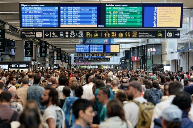 Paryski dworzec Gare Montparnasse /THIBAUD MORITZ /AFP/EAST NEWS