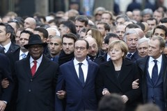 Paryski Marsz solidarności przeciwko terroryzmowi