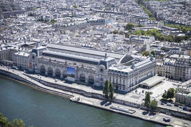 Paryskie Muzeum Orsay widziane z lotu ptaka /Blondet Eliot/ABACA /PAP/Abaca