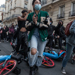 Paryż. Licealiści strajkują: "Ani Macron, ani Le Pen"