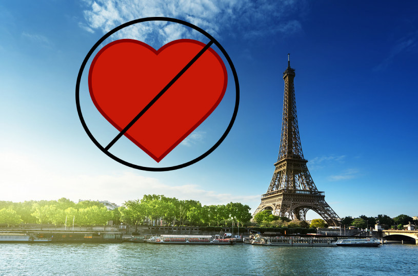 Paryż nie jest już stolicą zakochanych! /123RF/PICSEL
