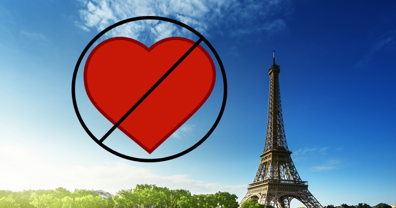 Paryż nie jest już stolicą zakochanych! /123RF/PICSEL