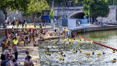 ​Paryżanie po ponad 100 latach mogą kąpać się w słynnej rzece