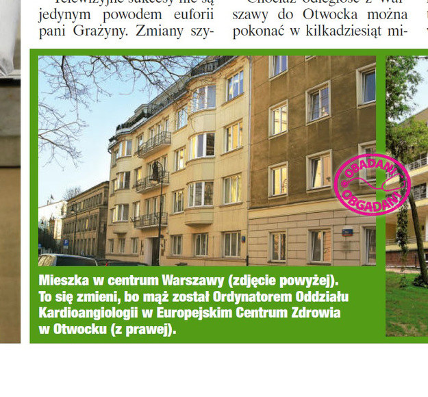 Parze pozostał piękny apartament w Warszawie /Świat & Ludzie