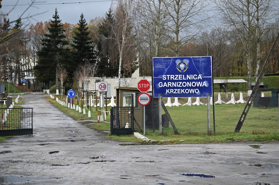 Pas Ćwiczeń Taktycznych (PĆT) przy strzelnicy garnizonowej na osiedlu Krzekowo w Szczecinie /	Marcin Bielecki   /PAP