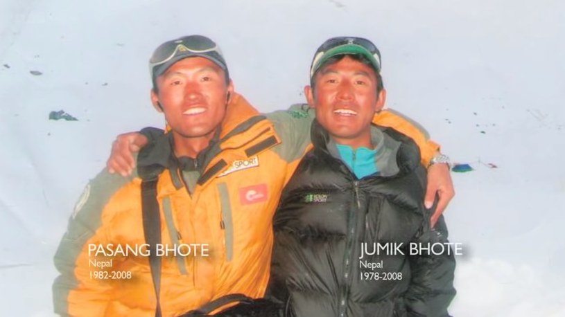 Pasang i Jumik - uczestnicy wyprawy na K2 /YouTube