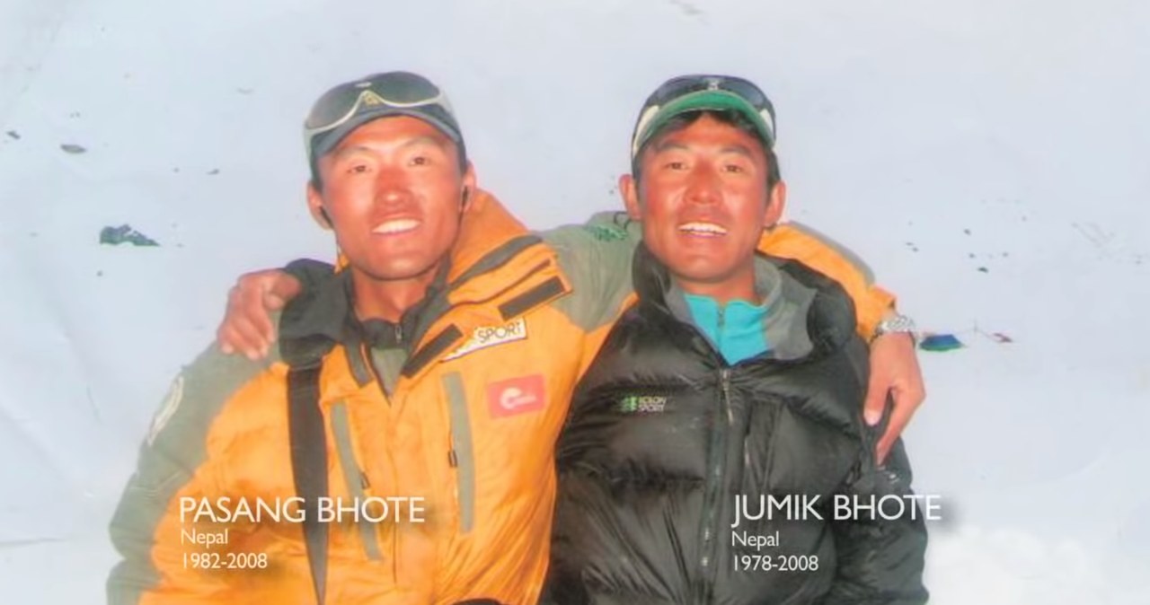 Pasang i Jumik - uczestnicy wyprawy na K2 /YouTube
