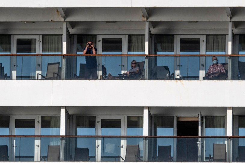 Pasażerowie Zaandam /AFP