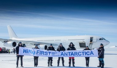 Pasażerski Airbus A340 wylądował na Antarktydzie 