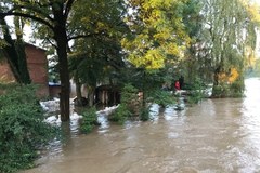 Pasłęk: Rzeka Wąska przekroczyła o 1,5 metra stan alarmowy