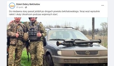 Passat z Bełchatowa na wojnie w Ukrainie. Samochód uratował wiele istnień 
