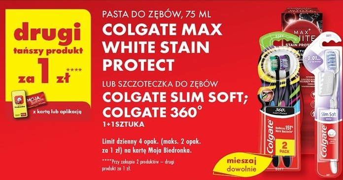 Pasta do zębów lub szczoteczka Colgate za 1 zł! /Biedronka /INTERIA.PL