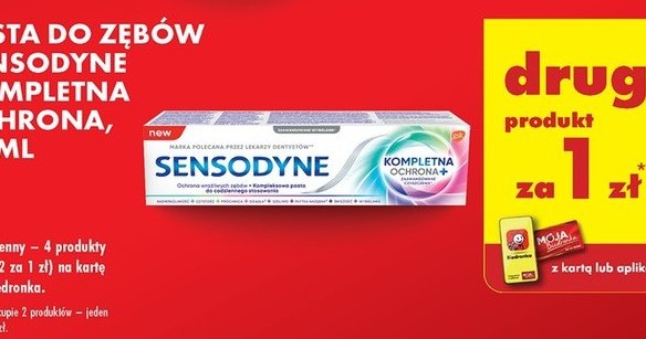 Pasta do zębów Sensodyne za złotówkę /Biedronka /INTERIA.PL